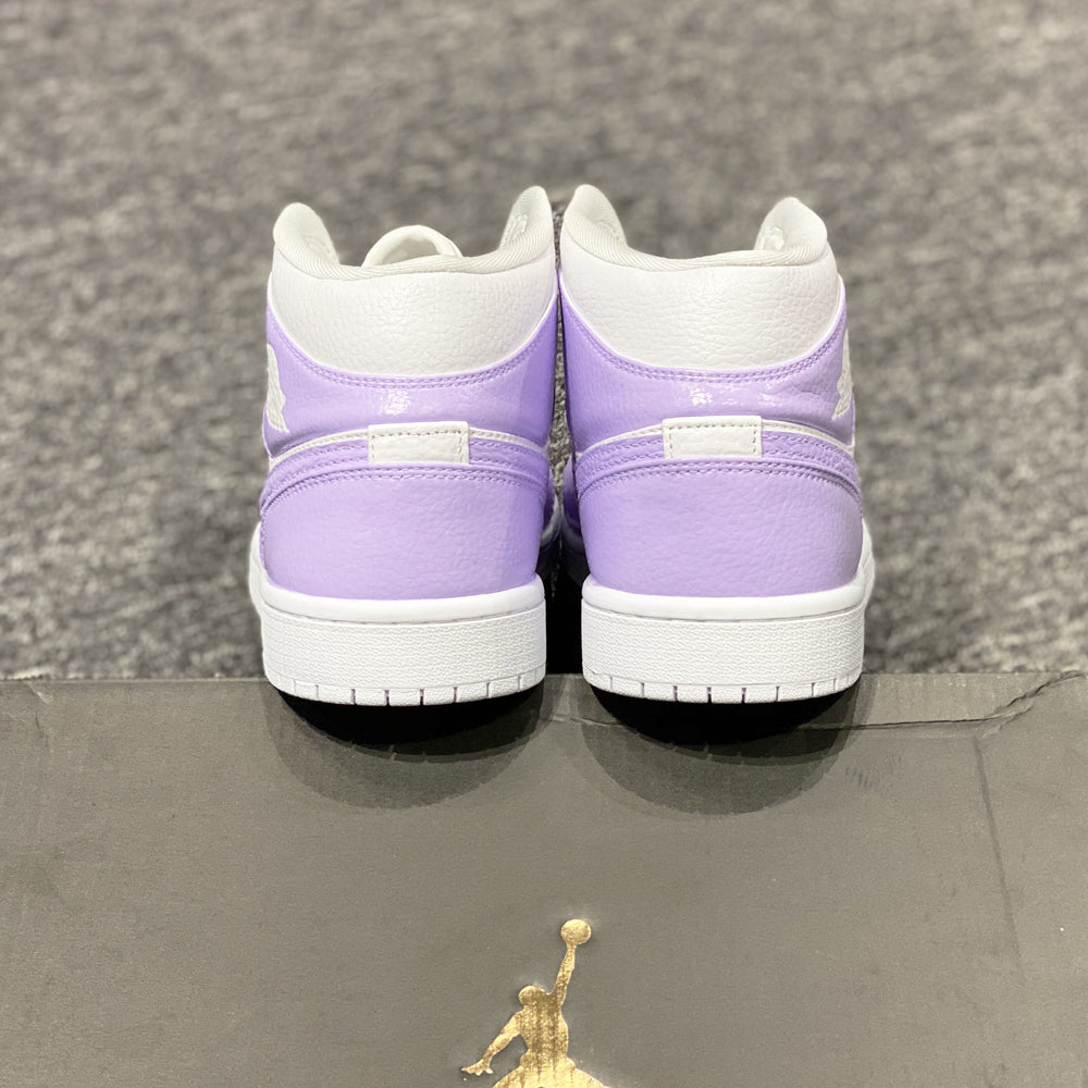 Custom Jordans Purple White-shecustomize
