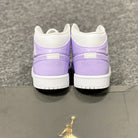 Custom Jordans Purple White-shecustomize