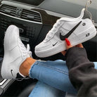 Black White Custom Air Force 1s-shecustomize