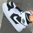 Black White Custom Air Jordan 1-shecustomize