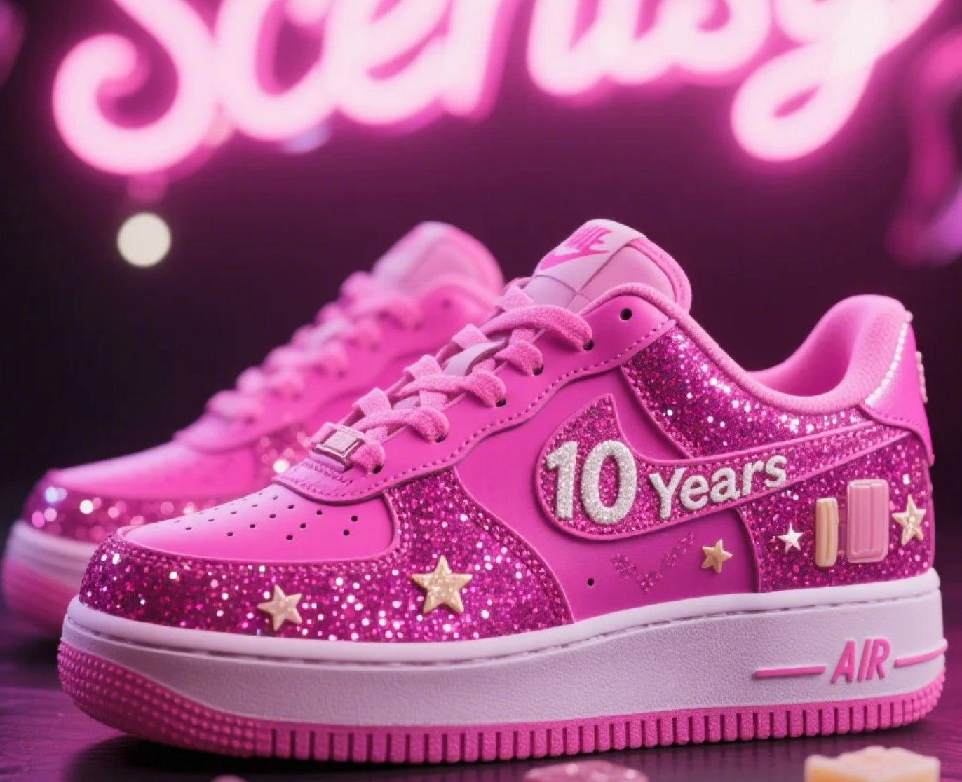 Custom Air Force 1 Pink Diy-shecustomize