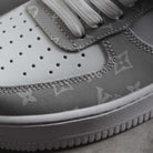 ROYAL GRAY LV Custom Air Force 1-shecustomize