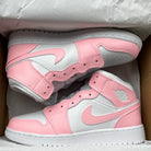 Custom Jordans White Pink
