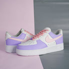 Purple Pink Air Force 1s Custom Shoes Sneakers-shecustomize