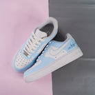 Baby Blue Air Force 1s Custom Shoes Sneakers-shecustomize
