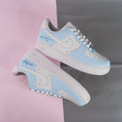 Baby Blue Air Force 1s Custom Shoes Sneakers-shecustomize