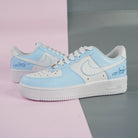 Baby Blue Air Force 1s Custom Shoes Sneakers-shecustomize