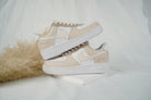 Beige Air Force 1s Custom Shoes Sneakers-shecustomize