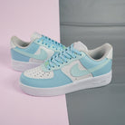 Blue Air Force 1s Custom Shoes Sneakers-shecustomize
