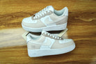 Beige Brown Air Force 1s Custom Shoes Sneakers-shecustomize