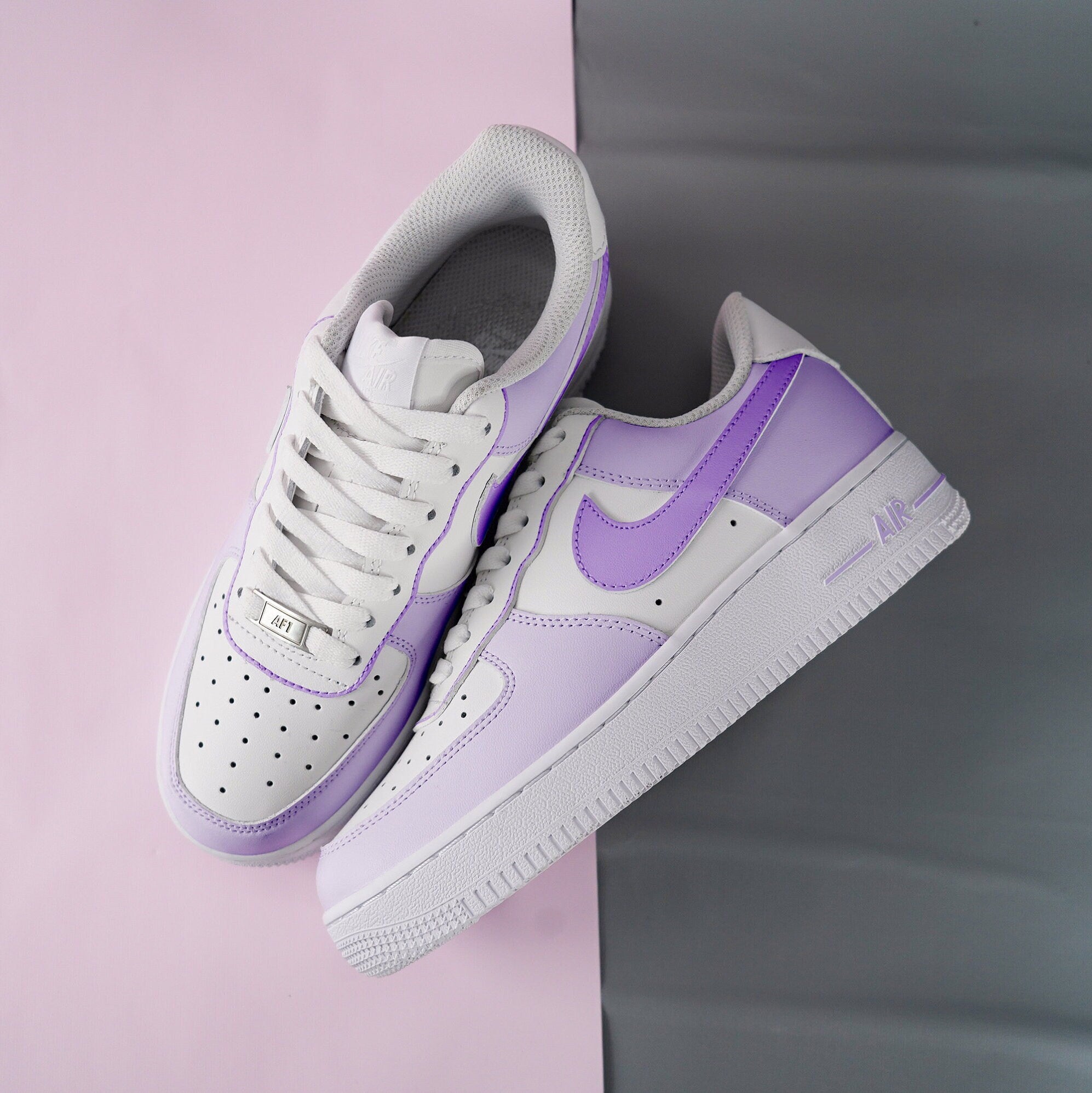Purple Air Force 1s Custom Shoes Sneakers-shecustomize