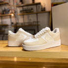 Beige Brown Air Force 1s Custom Shoes Sneakers-shecustomize