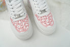 Pink Cow Print Air Force 1s Custom Shoes Sneakers-shecustomize