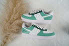 Sage Green Air Force 1s Custom Shoes Sneakers-shecustomize
