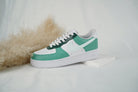 Sage Green Air Force 1s Custom Shoes Sneakers-shecustomize