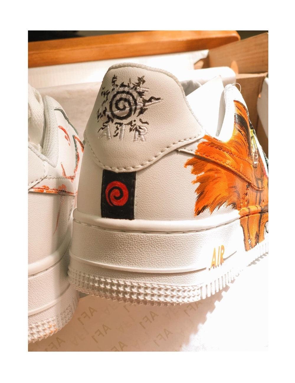Naruto And Nine-Tailed Fox Custom Air Force 1-shecustomize