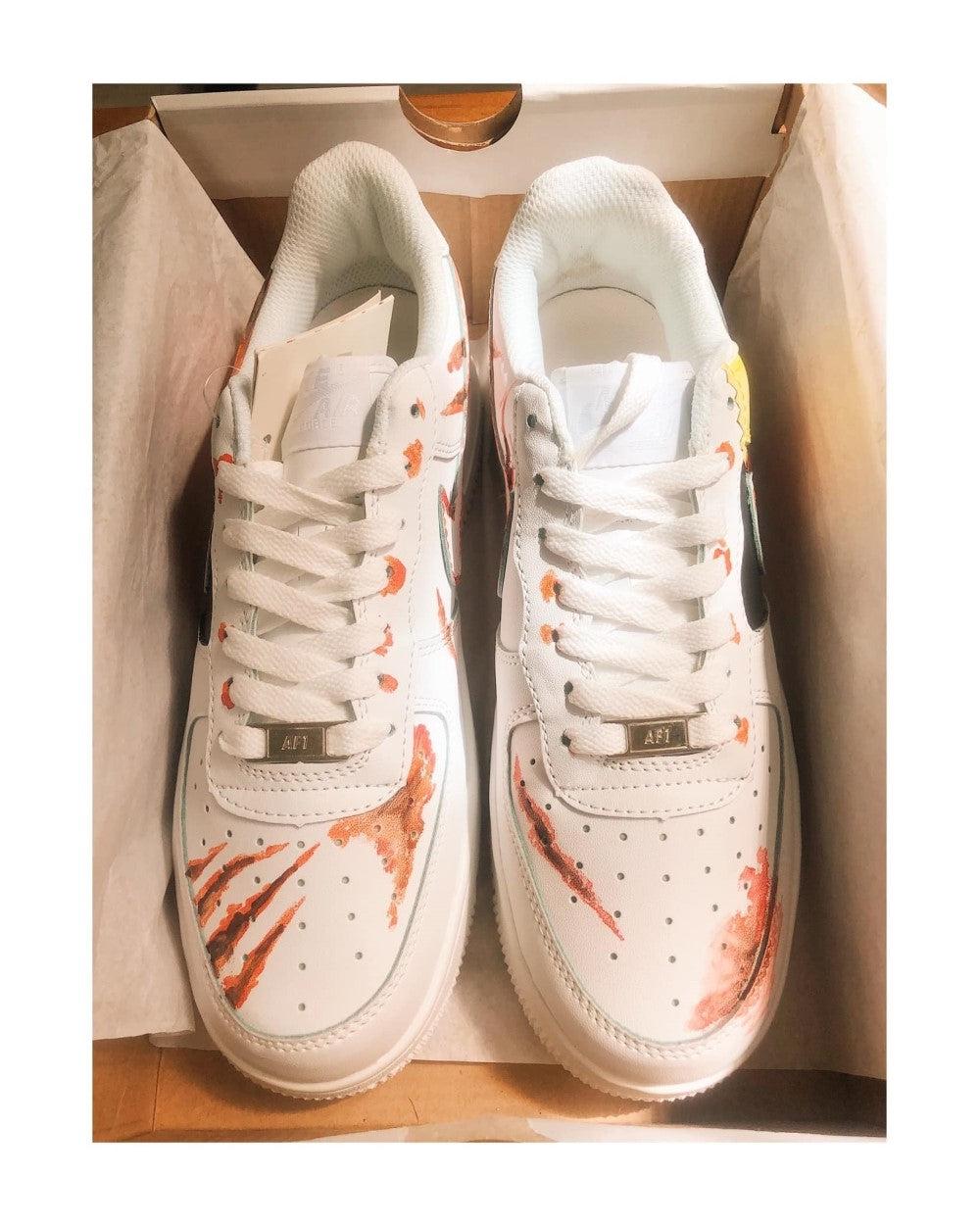 Naruto And Nine-Tailed Fox Custom Air Force 1-shecustomize