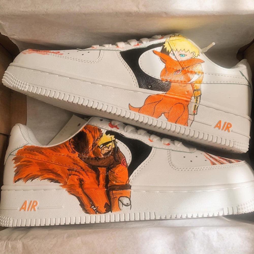 Naruto And Nine-Tailed Fox Custom Air Force 1-shecustomize