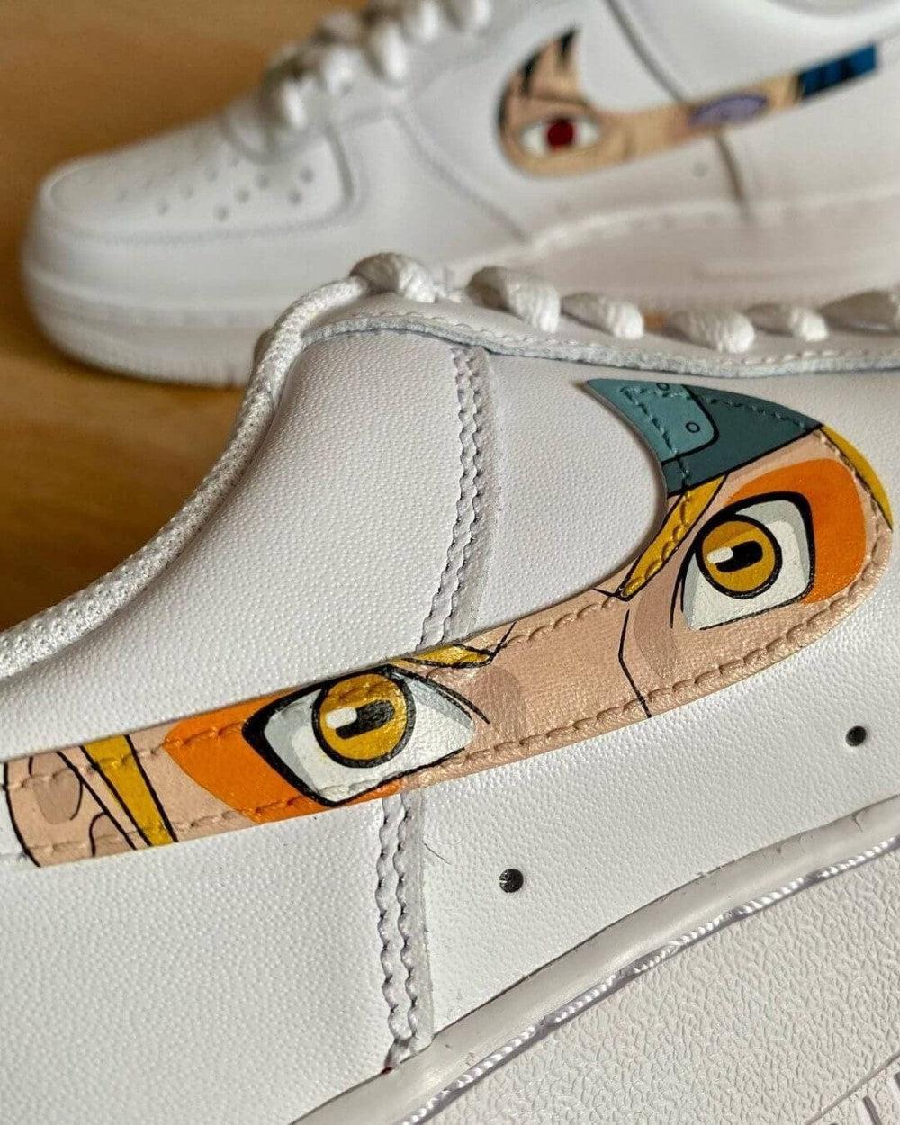 Naruto And Obito Amine Custom Air Force 1-shecustomize