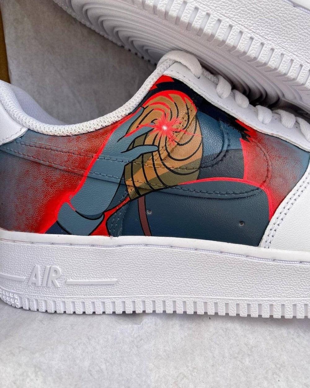 Naruto And Obito Amine Custom Air Force 1-shecustomize