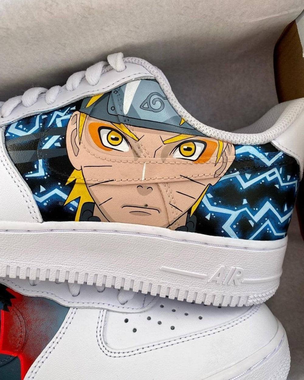 Naruto And Obito Amine Custom Air Force 1-shecustomize