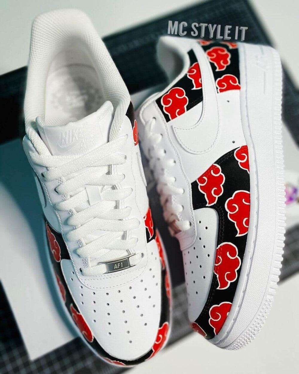 Naruto Red Cloud Custom Air Force 1-shecustomize