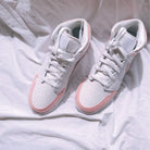 Baby Pink Custom Air Jordan 1-shecustomize