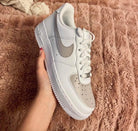 Beige Custom Air Force 1-shecustomize