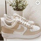 Beige Custom Air Force 1-shecustomize