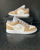 Beige Custom Air Jordan 1-shecustomize