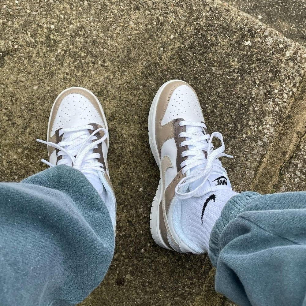Beige Custom NIKE Dunk-shecustomize
