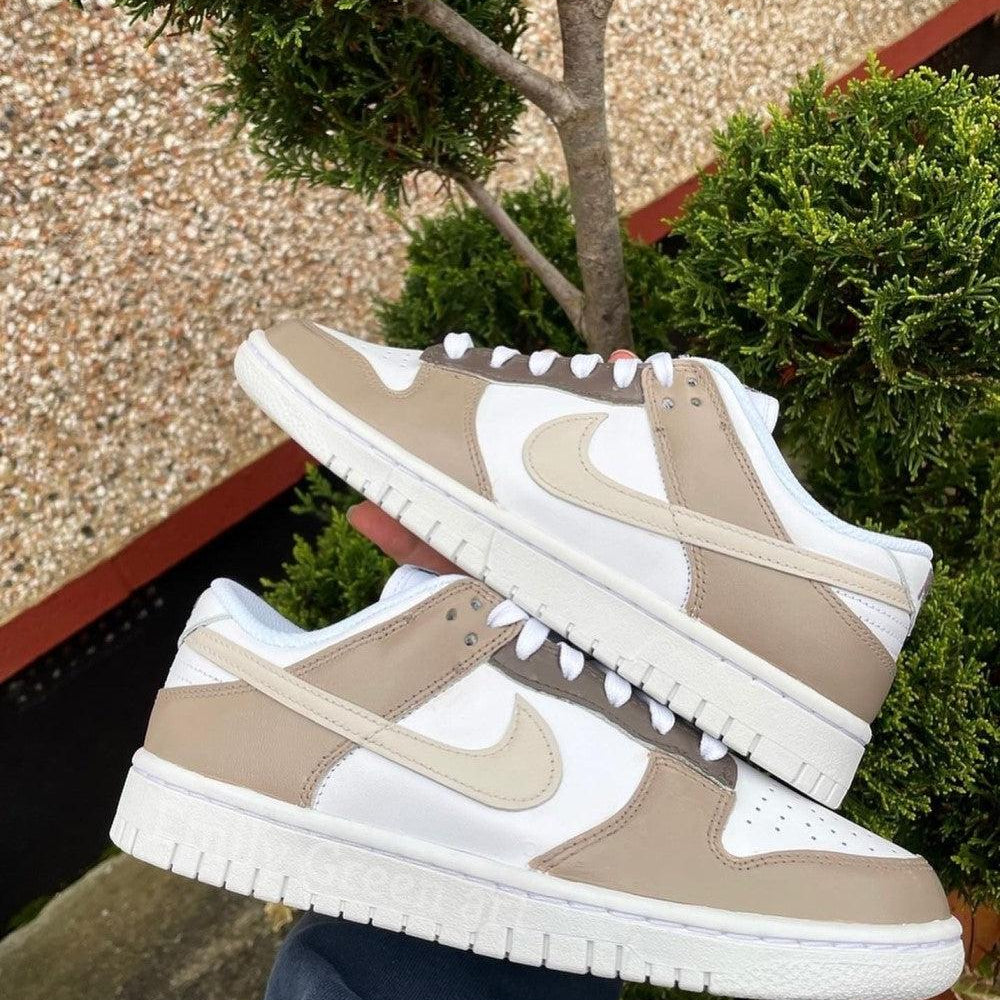 Beige Custom NIKE Dunk-shecustomize