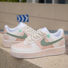Beige Rose Air Force 1s Custom Shoes Sneakers-shecustomize