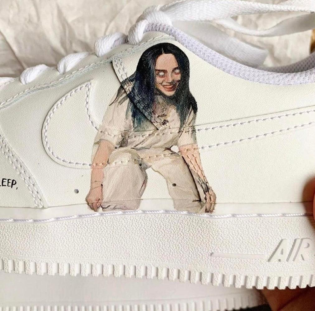 Billie Eilishalbum Custom Air Force 1-shecustomize