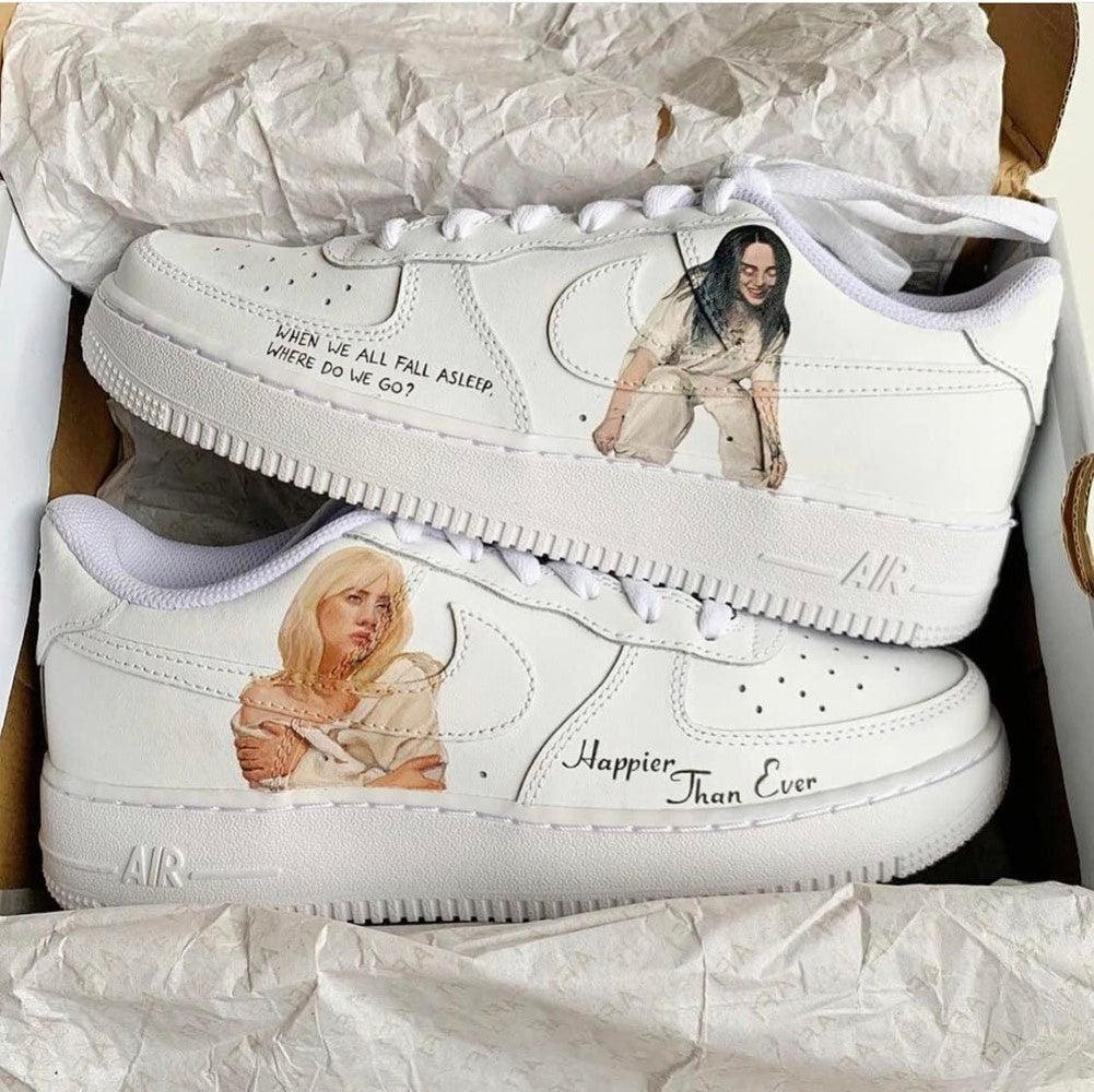 Billie Eilishalbum Custom Air Force 1-shecustomize