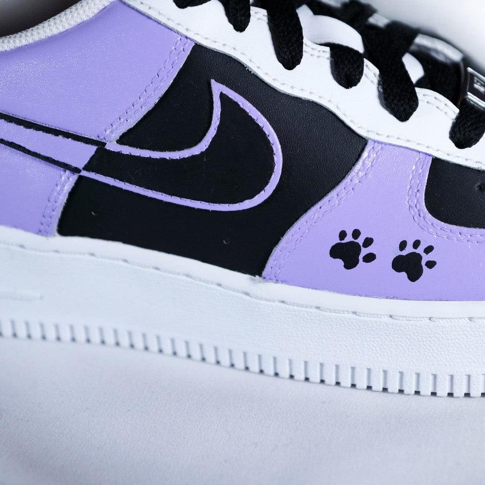 Black Cat Custom Air Force 1-shecustomize