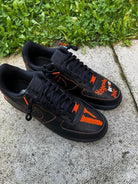 Black Custom Air Force 1-shecustomize
