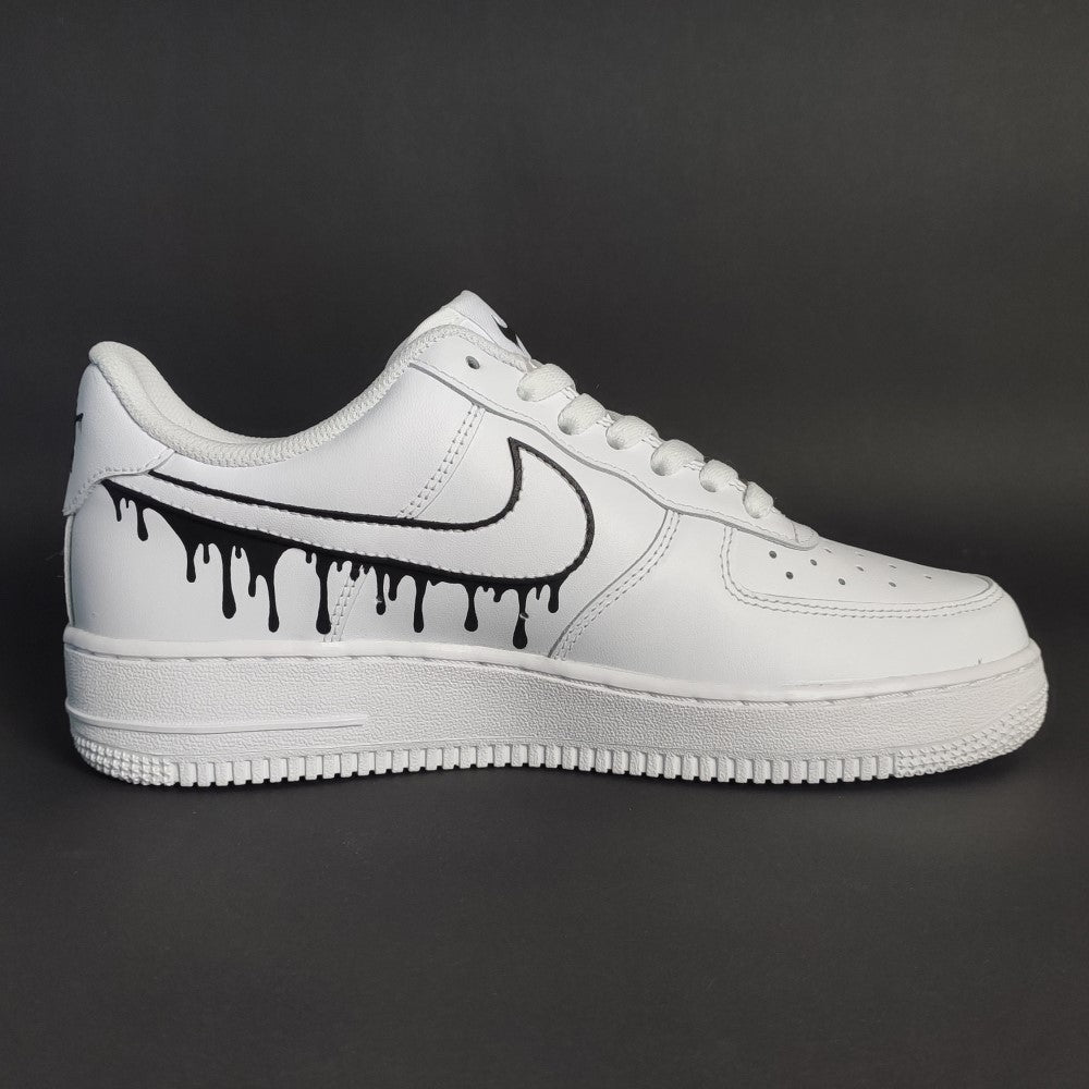 Black Drip Custom Air Force 1-shecustomize