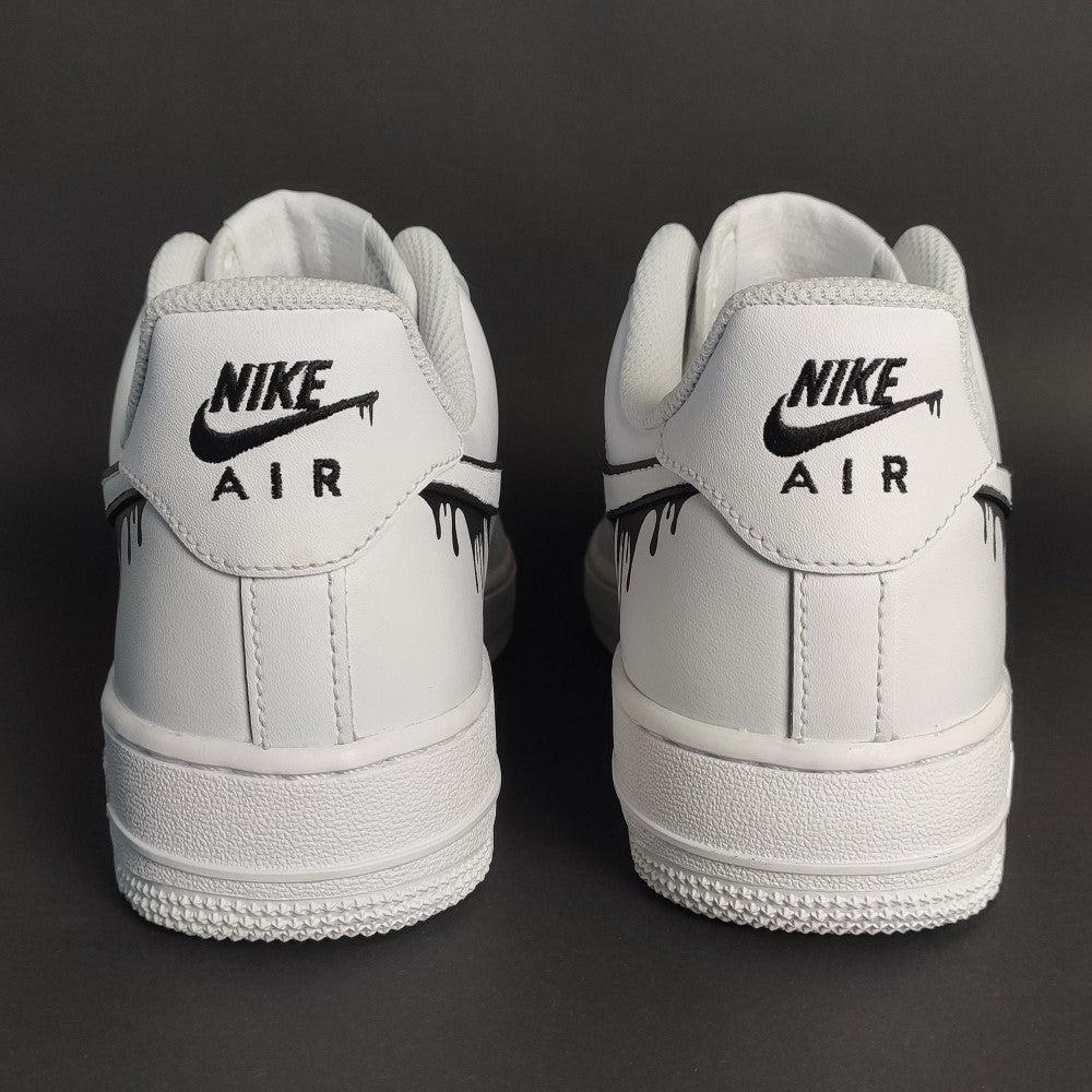 Black Drip Custom Air Force 1-shecustomize