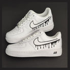 Black Drip Custom Air Force 1-shecustomize