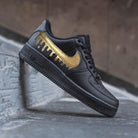 Black Gold Drip Custom Air Force 1-shecustomize