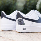 Black Rose Air Force 1s Custom Shoes Sneakers-shecustomize