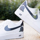Black Rose Air Force 1s Custom Shoes Sneakers-shecustomize