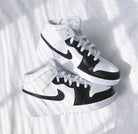 Black Swoosh Custom Air Jordan 1-shecustomize