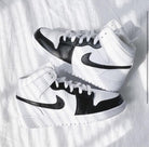 Black Swoosh Custom Air Jordan 1-shecustomize