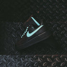 Black Tiffany Blue Custom Air Force 1-shecustomize