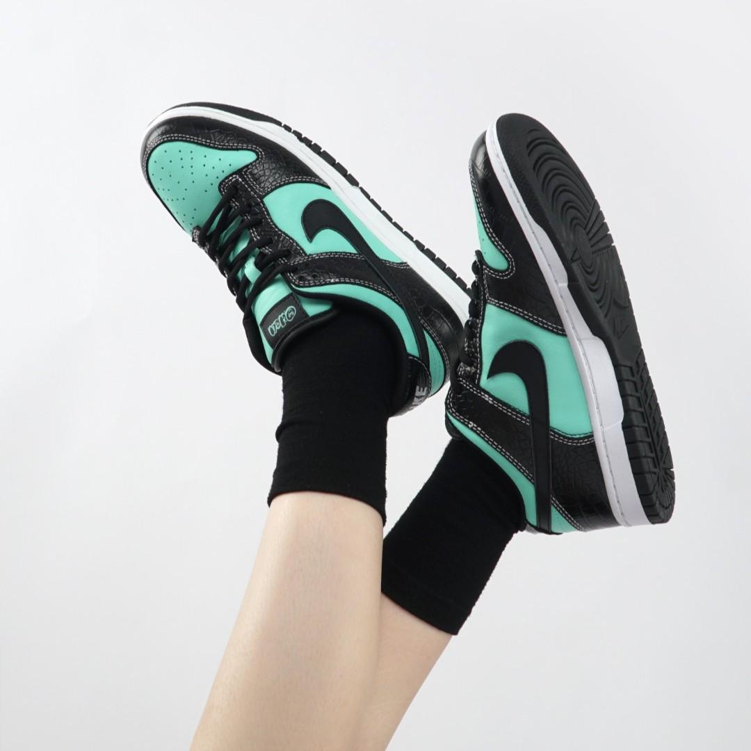 Black Tiffany Blue Custom NIKE Dunk-shecustomize