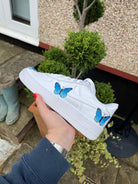 Blue Butterfly Custom Air Force 1-shecustomize