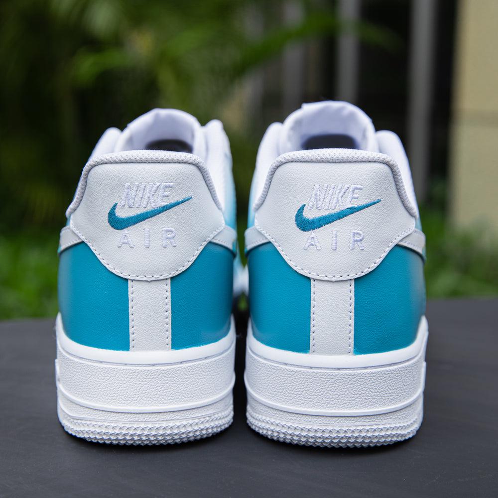 Blue Cloud Air Force 1s Custom Shoes Sneakers-shecustomize