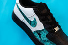 Blue Green Custom Air Force 1-shecustomize